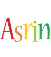 Asrin birthday logo