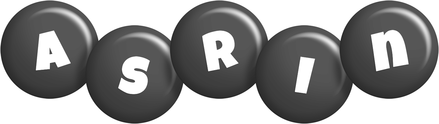 Asrin candy-black logo