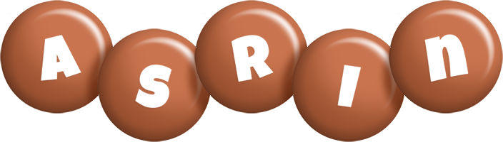 Asrin candy-brown logo