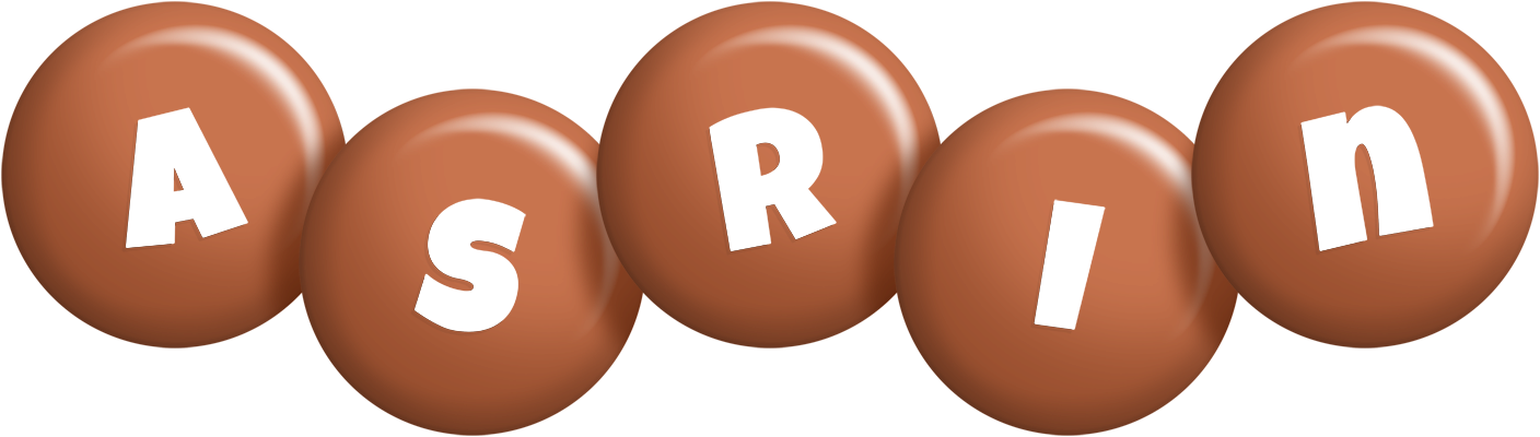 Asrin candy-brown logo