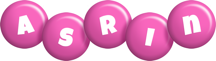 Asrin candy-pink logo