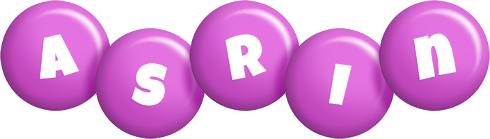 Asrin candy-purple logo