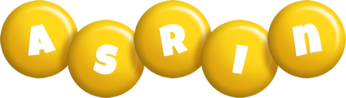 Asrin candy-yellow logo