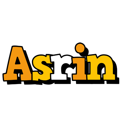 Asrin cartoon logo