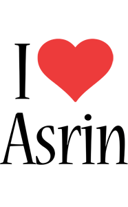 Asrin i-love logo