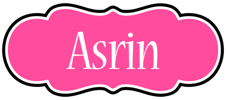 Asrin invitation logo