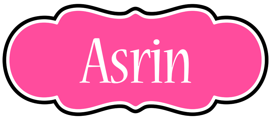 Asrin invitation logo