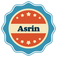 Asrin labels logo