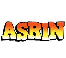 Asrin sunset logo