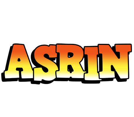 Asrin sunset logo