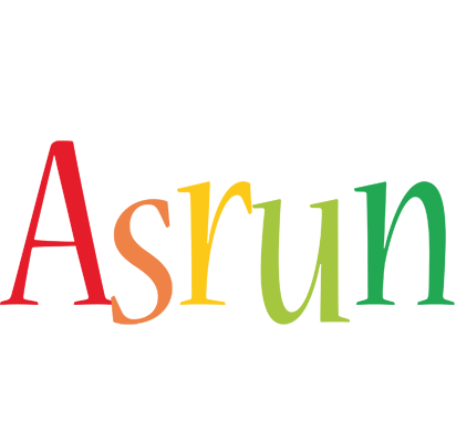 Asrun birthday logo