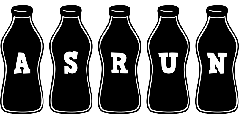 Asrun bottle logo