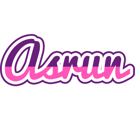 Asrun cheerful logo
