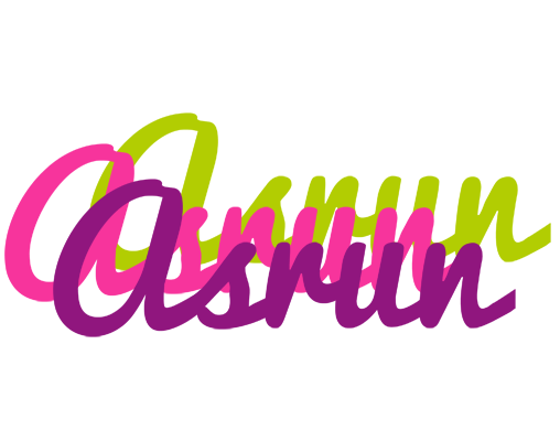 Asrun flowers logo