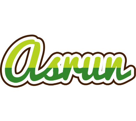 Asrun golfing logo
