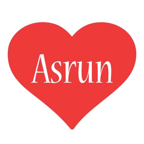 Asrun love logo