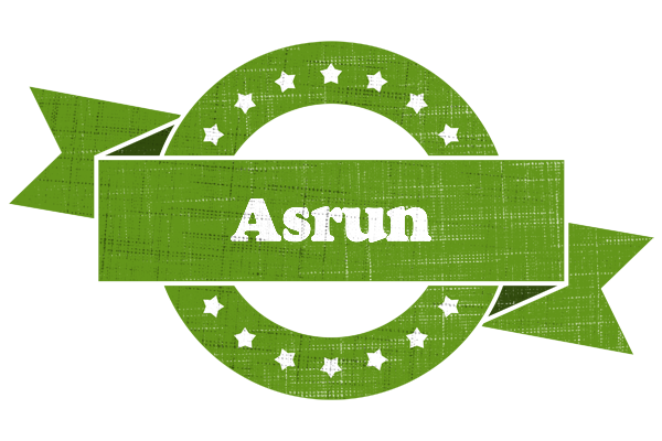 Asrun natural logo