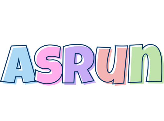 Asrun pastel logo