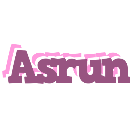 Asrun relaxing logo