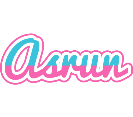 Asrun woman logo
