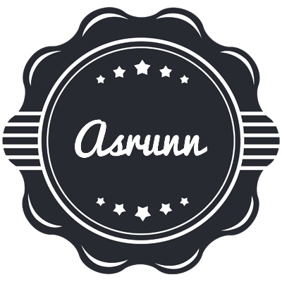 Asrunn badge logo