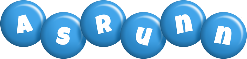 Asrunn candy-blue logo