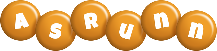 Asrunn candy-orange logo