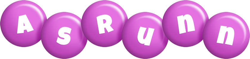 Asrunn candy-purple logo