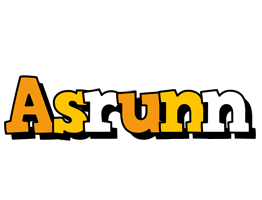 Asrunn cartoon logo