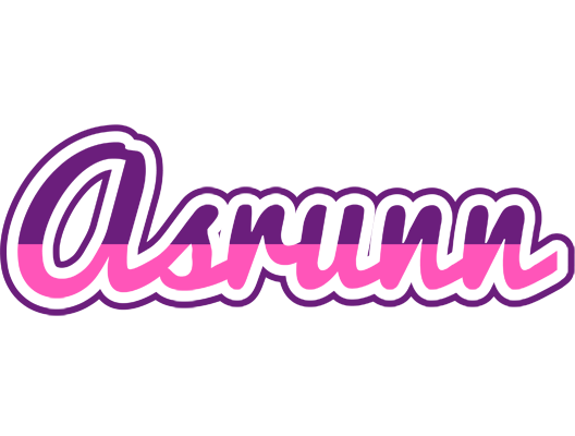 Asrunn cheerful logo
