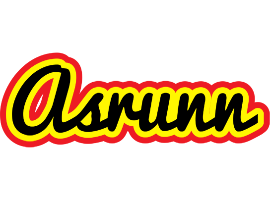Asrunn flaming logo