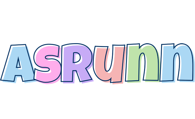Asrunn pastel logo