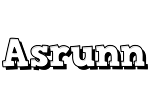 Asrunn snowing logo