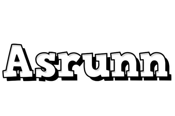Asrunn snowing logo