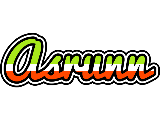 Asrunn superfun logo