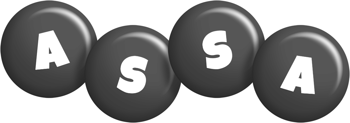 Assa candy-black logo