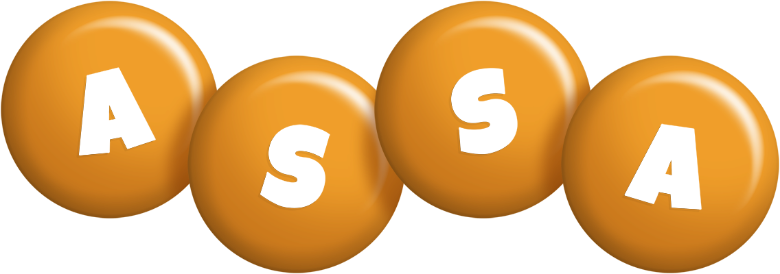 Assa candy-orange logo