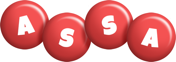 Assa candy-red logo