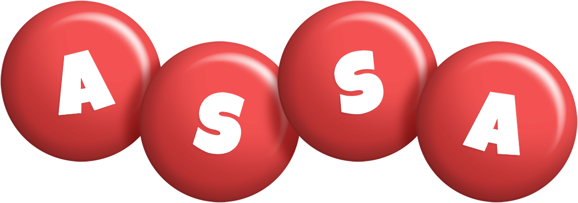 Assa candy-red logo
