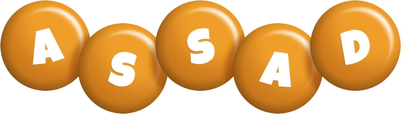 Assad candy-orange logo