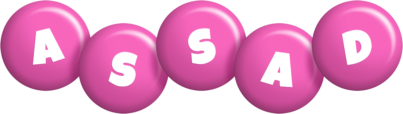 Assad candy-pink logo