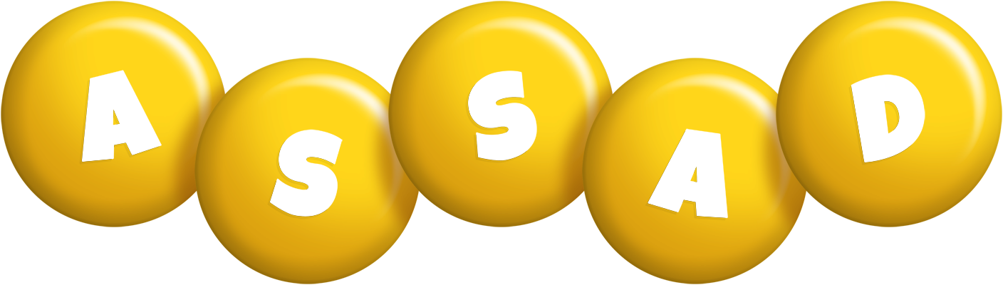 Assad candy-yellow logo