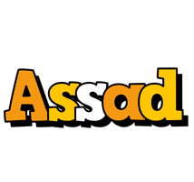 Assad cartoon logo