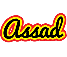 Assad flaming logo