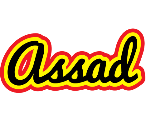 Assad flaming logo