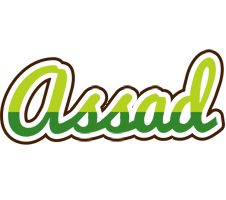 Assad golfing logo