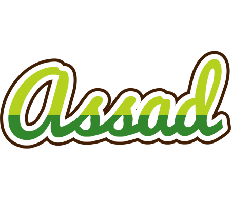 Assad golfing logo
