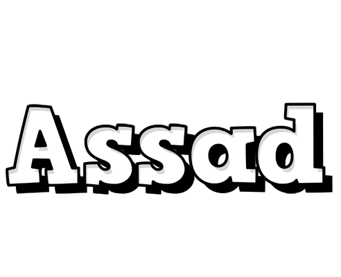 Assad snowing logo
