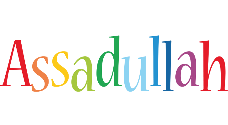 Assadullah birthday logo