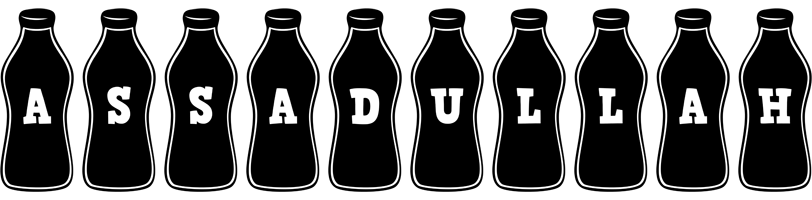 Assadullah bottle logo